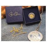 Barack Obama Presidential Pin & Necklaces