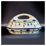 Hand Painted/ Signed Made in Poland Small Covered