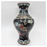 9" Cloisonne Dragon Vase