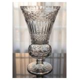 11" Footed Crystal Vase