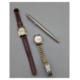 SEIKO  & PIERRE CARDIN LADIES WATCHES PLUS A BALL