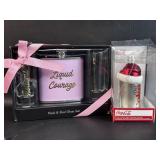 New Liquid Courage Flask w/ Diet Coke Christmas