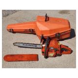 Husqvarna 141 Chainsaw Starts & Runs Great + Case