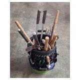 Lawn Care & Gardening Tool Bucket Pruning Shears