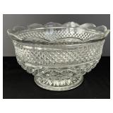 Anchor Hocking Wexford Large Fruit Bowl Vintage