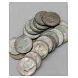 ROLL OF 1965 40% SILVER KENNEDY HALF DOLLARS