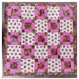 Machine Quilted Angel Style Fabric Quilt 50ï¿½ï¿½