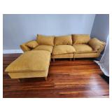 VETRA Modular Sectional Cloud Sofa Mustard Yellow