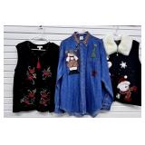 Ladies Christmas Tops Large/ XL