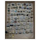 Single Cufflinks for Repurpose Jewelry, Crafts,