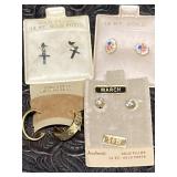 FOUR PAIR 14K GOLD FILLED EARRINGS