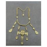 Vintage Goldette Egyptian Revival Necklace King