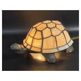 Stained Glass / Cast Iron Turtle NightLight