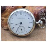 Antique 1887 Illinois Pocket Watch - Runs