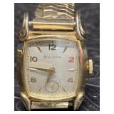 VINTAGE BULOVA LI EXCELLENCY 10K GOLD CASE WRIST
