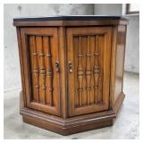 1970ï¿½s Octagon End Table Introduced as a Commode