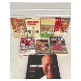 8 OU OK Sooner Books Oklahoma Football, 2 Signed