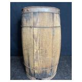 VINTAGE SMALLER WOOD BARREL