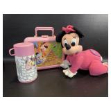 Vintage Minnie Mouse Touch n Crawl & Lunchbox