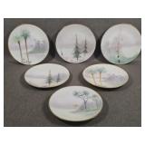 Hand Painted Bavaria Porcelain Plates- Osborne