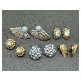 All Signed Clip on Earrings Park Lane, Freirich,