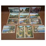Vintage Linen Postcards Primarily Depicting