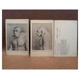3 Vintage Neanderthal Postcards, Field Museum of