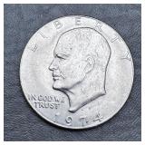 1974 Eisenhower Dollar