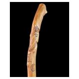 Carved Horse Head Walking Stick Cane