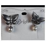 New Brighton Bloom Butterfly Earrings in Box