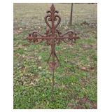 Wrought Iron Cross Stake