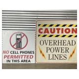 2 WARNING TRAFFIC/CONSTRUCTION SIGNS 2-SIDED