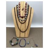 Polished, Painted & Handmade Stones Necklaces &