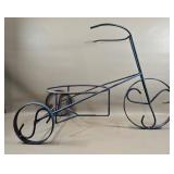 METAL TRICYCLE PLANTER 24' LONG 16' TALL