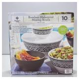 New Members Mark Bamboo Melamine Mixing Bowls