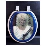Dolly Parton Toilette Seat Double Coat of