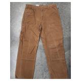 Vtg Carhartt Pants B01 BRN 34x30 Dungaree Fit