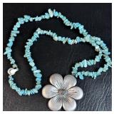 Teng Yue Necklace Turquoise ? 22ï¿½ï¿½ Long Not Coy