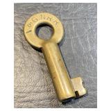 I&GN RR Brass Switch Lock Key International &