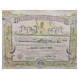 1944 NEPTUNUS REX CERTIFICATE