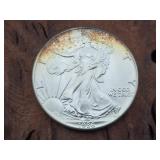 1985 US Silver Eagle One Dollar Coin 1oz Fine