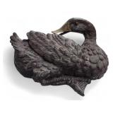 Cast Bronze Duck Sculpture