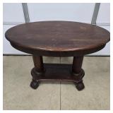 Antique Oak Library Style Table