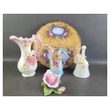Capidimonte Style Porcelain & Others Handpainted