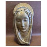 Ceramic Madonna Wall Plague, Rina Manna