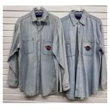 2 Dallas Hard Rock Shirts Medium Shows Wear