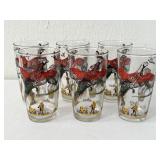 1950s Hazel Atlas Flying Pheasants Glasses