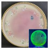Fenton Burmese Satin Uranium Glass Vanity Tray 7