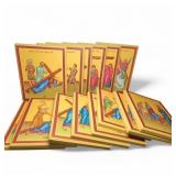 Monastery Icons Stations of the Cross 14 Plaque