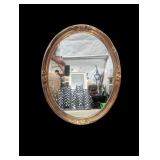 Carolina Mirror with Gilted Finish